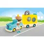 Playmobil Junior 71702 Camion de donuts, jeu de construction pour enfants dès 12 mois, camion à donuts avec porte coulissante et donuts