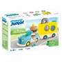 Playmobil Junior 71702 Camion de donuts, jeu de construction pour enfants dès 12 mois, camion à donuts avec porte coulissante et donuts