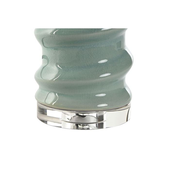 Lampe de bureau Home ESPRIT Blanc Bleu ciel 50 W 220 V