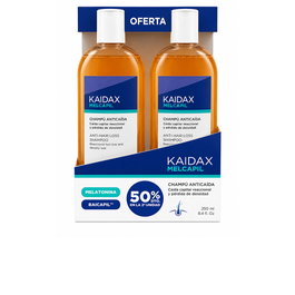 Kaidax Pack 2 x 250 ml Shampoing Anti-Chute Cheveux Fortifiant Densité Melcapil