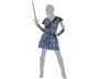 Déguisement Écossaise William Wallace Femme Adulte XL Bleu