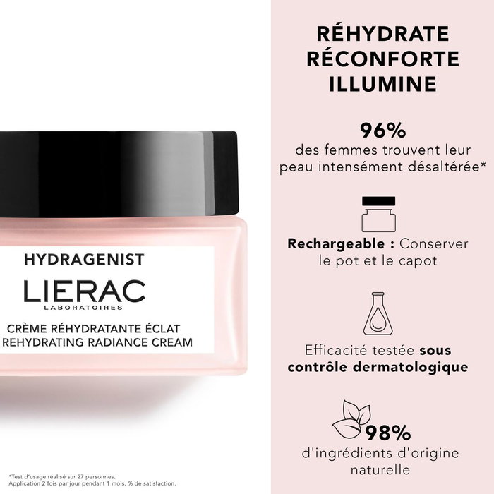 Lierac Hydragenist Crème réhydratante illuminatrice 50 ml