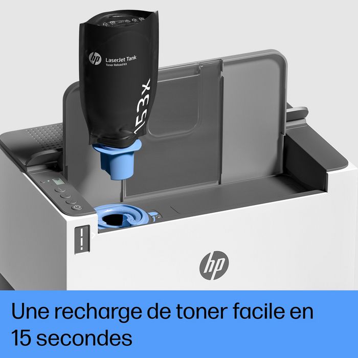 HP LaserJet Tank 2504dw - Imprimante laser noir et blanc recto-verso avec toner prérempli, 22 ppm