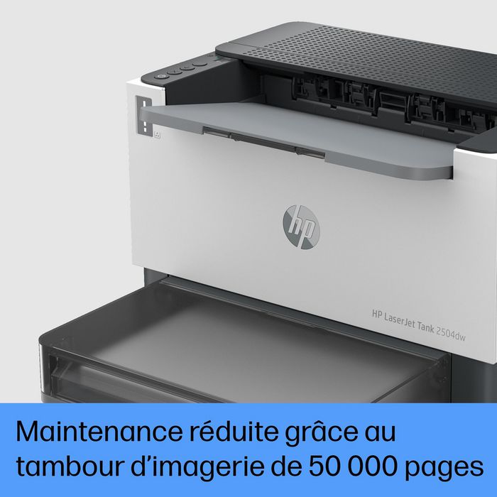 HP LaserJet Tank 2504dw - Imprimante laser noir et blanc recto-verso avec toner prérempli, 22 ppm