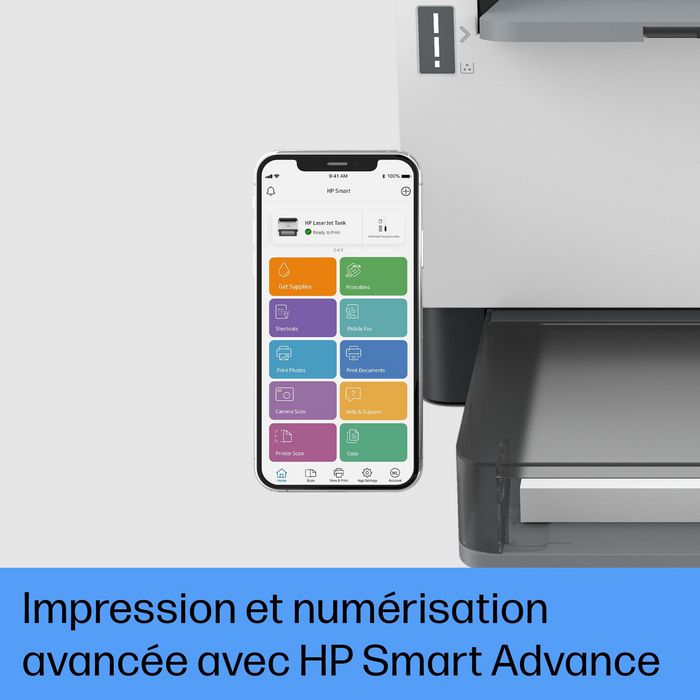 HP LaserJet Tank 2504dw - Imprimante laser noir et blanc recto-verso avec toner prérempli, 22 ppm