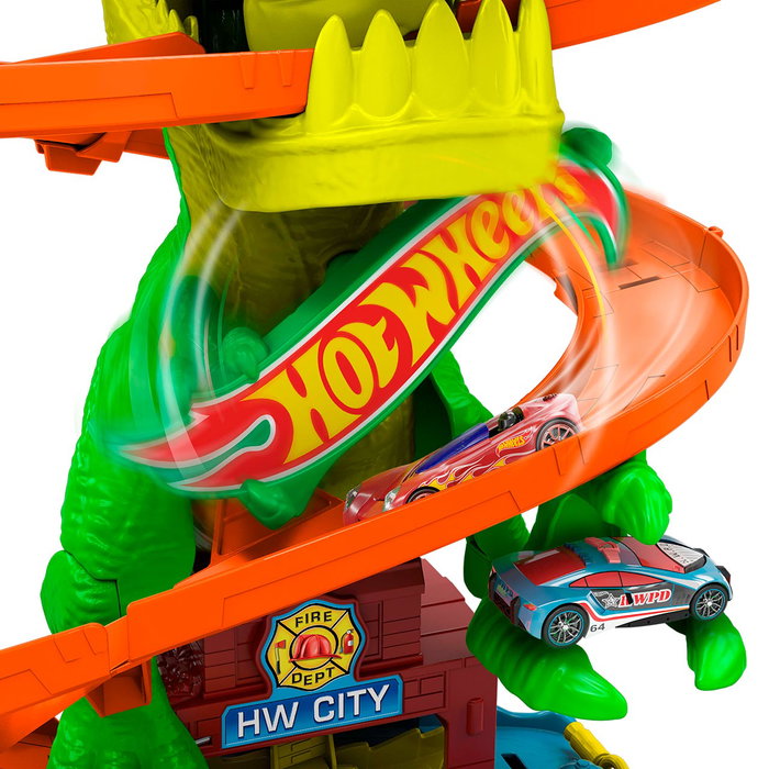 Hot Wheels Coffret Super Station de Pompiers T-Rex City Hot Wheels Coffret Super Station de Pompiers T-Rex City