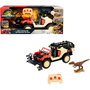 Imaginext Jurassic World Matchbox Camion Cazadinosaurios Teledirigé avec Garre Automatique et Dinosaure - Voiture Radio-Commande - 6+ Ans - Notice Multilingue