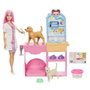 Barbie Coffret La Clinique vétérinaire avec poupée et accessoires