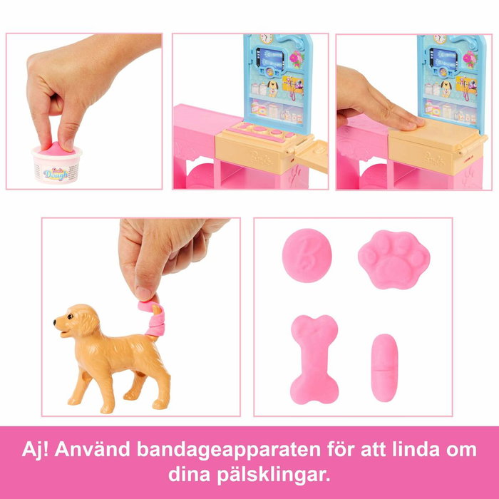 Barbie Coffret La Clinique vétérinaire avec poupée et accessoires Barbie Coffret La Clinique vétérinaire avec poupée et accessoires
