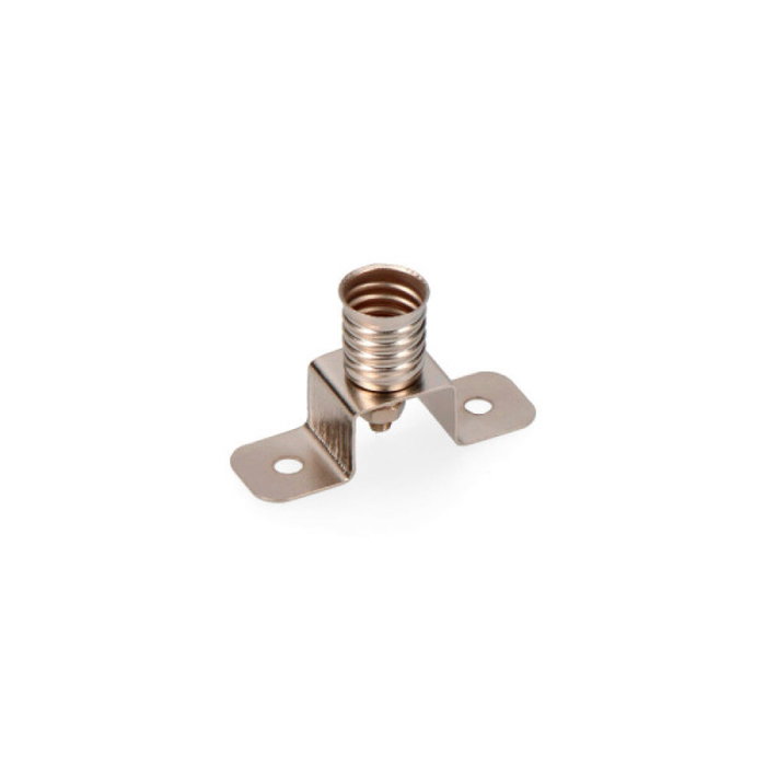 Edm Porte-lampe mignonette E10 chromé