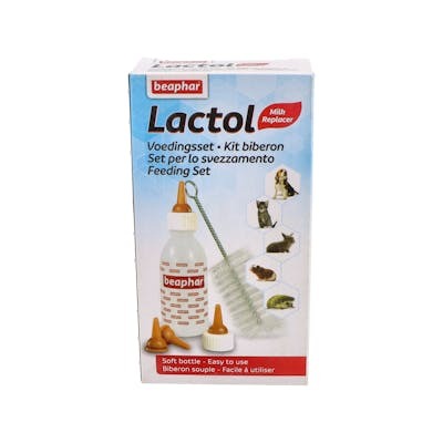 BEAPHAR VET Kit Lactol avec biberon, 6 tétines et nettoyant BEAPHAR VET Kit Lactol avec biberon, 6 tétines et nettoyant