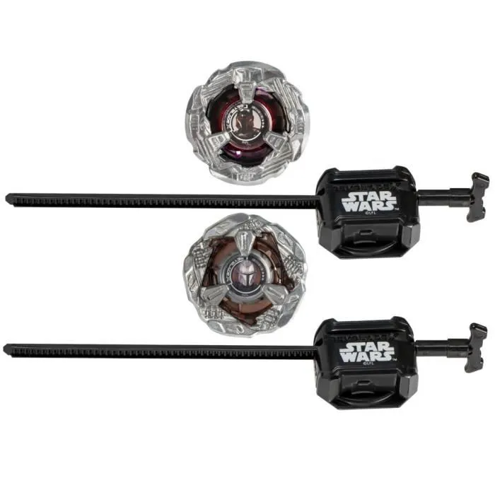 Beyblade X Star Wars Multipack 2 Toupies The Mandalorian 3-60F vs Moff Gideon 3-80N - Jeu de Battle Toupie pour Enfants dès 8 ans