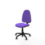 Chaise Algarra Contact permament de base Tissu Violet Structure polyamide noire Sans accoudoirs Sans appui-tête Patins de chaises