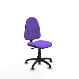 PIQUERAS Y CRESPO Chaise de bureau Algarra, tissu lilas, sans accoudoirs
