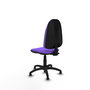 Chaise Algarra Contact permament de base Tissu Violet Structure polyamide noire Sans accoudoirs Sans appui-tête Patins de chaises