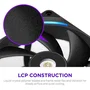 NZXT F140X RGB (RF-U14PN-B1) - Ventilateur PC 140 mm, 2400 tr/min, noir
