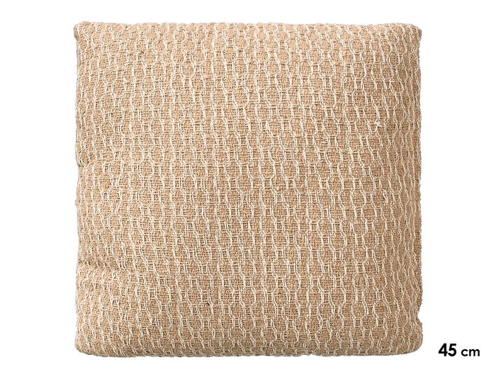 GIFTDECOR Coussin Entrelacé Beige 45x45cm GIFTDECOR Coussin Entrelacé Beige 45x45cm