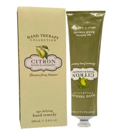 Crabtree & Evelyn Crème pour les mains anti-âge Citron, Miel et Coriandre, 100 g