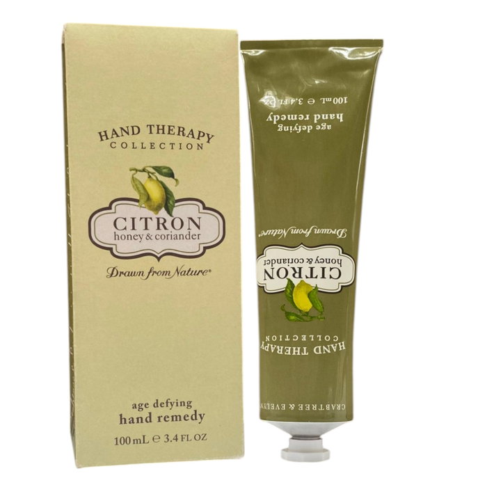 Crabtree & Evelyn Crème pour les mains Anti-âge Citron Miel et Coriandre, 100 g Crabtree & Evelyn Crème pour les mains Anti-âge Citron Miel et Coriandre, 100 g