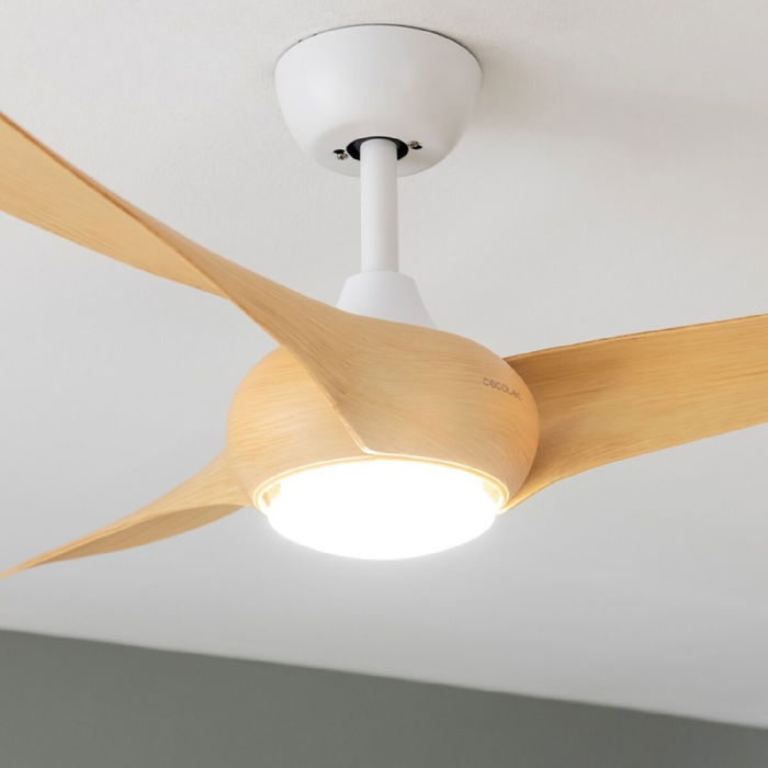 Ventilateur de Plafond avec Lumière Cecotec EnergySilence Aero 5295 18 W 40 W Bois (3000-6500 K)