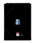 Safta - Classeur à 3 rabats format A4 Star Wars "Rebellion" 26x33,5x2,5 cm, recommandé 36 mois, produit en espagnol