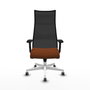 Piqueras y Crespo Chaise de Bureau Albacete Marron et Noir