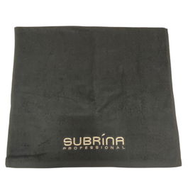 Subrina Professional Serviette Salon Noir pour Femme, Serviette Textile pour Cheveux
