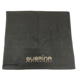 Subrina Professional Serviette Textile de Salon Noir