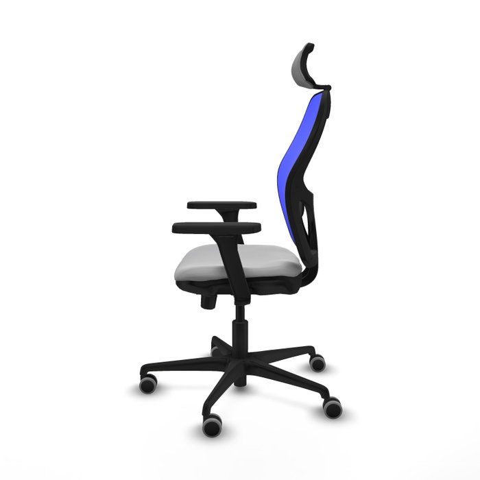 Piqueras Y Crespo Chaise de bureau Jorquera Sincro/Traslack Gris clair/Bleu Piqueras Y Crespo Chaise de bureau Jorquera Sincro/Traslack Gris clair/Bleu