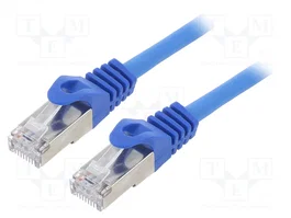 GEMBIRD Cordon de raccordement Cat 6 F/UTP bleu 3m RJ45 PP6-3M/B