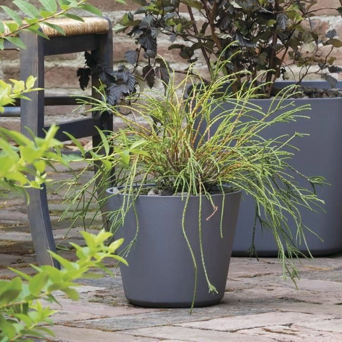 Deroma Pot de fleurs Origin 11 L Gris