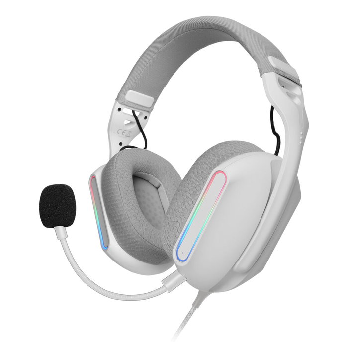 Casques avec Microphone Mars Gaming MHPROW Blanc