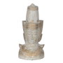 BigBuy Home Figurine Décorative Hindou Blanc Naturel 20 x 20 x 40 cm