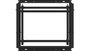 Hikvision Support mural pour maintenance avant pour écran LCD 46", structure acier, dimensions 736x576.5x65-239 mm