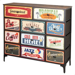 Max Home Commode Max Home Vintage Marron