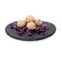 Quid Gastro Fun Bandeja Pizarra Irregular Negro Mate 14x11 cm