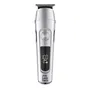 Jean Louis David - Tondeuse Barbe Multifonction 6-en-1 Ultimate Trimmer, Lames Acier Inoxydable, Recharge USB, 60 Min Autonomie, avec Socle Rangement