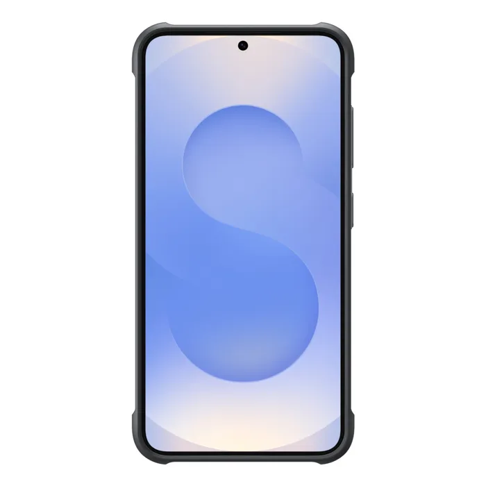 Samsung Coque Rugged Gadget pour Galaxy S25 - Protection Renforcée Anti-Chocs avec Porte-Cartes Intégré et Support Vidéo - Noir