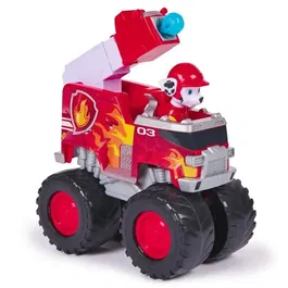 Spin Master Rescue Wheels La Pat' Patrouille - Véhicule et Figurine Marcus, Camion de Pompiers Transformable avec Projectiles, Jouet Enfant 3 Ans et Plus