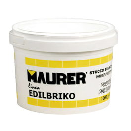 MAURER Mastic plastique blanc Edil Maurer (Pot 1,0 kg)