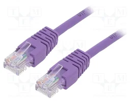 GEMBIRD Cordon de raccordement Cat 5e U/UTP 0,5 m violet