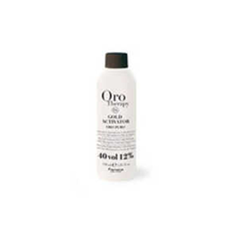 Fanola Activador Oro Puro - Activateur professionnel 40 Vol 150 ml pour coloration Color Keratin - Avec or microactif et huile d'argan