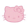 Cerdá Gamelle pour chien en silicone motif Hello Kitty 18.5 x 12.7 x 2.0 cm rose