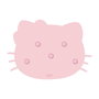 Cerdá Gamelle pour chien en silicone motif Hello Kitty 18.5 x 12.7 x 2.0 cm rose