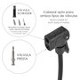 WOLFPACK LINEA PROFESIONAL Pompe à pied avec manomètre Ø 32 x 500 mm