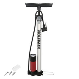 WOLFPACK LINEA PROFESIONAL Pompe à pied avec manomètre Ø 32 x 500 mm