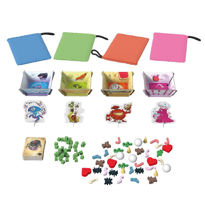 Asmodee Jeu de Société Monster Soup PEGI 5 - Jeu sensoriel et éducatif pour enfants dès 5 ans, 2 à 4 joueurs, 15 min, version espagnole