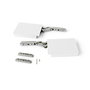 Emuca Compas pour portes relevables Altius Lift, Relevable 1100-2900 (medium=M), Acier et plastique, Blanc