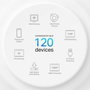TP-Link Deco X10 AX1500 Pack de 3 unités - Blanc