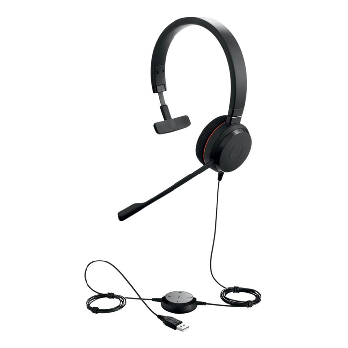Jabra Casque téléphonique Evolve 20 4999-823-169 Noir Jabra Casque téléphonique Evolve 20 4999-823-169 Noir